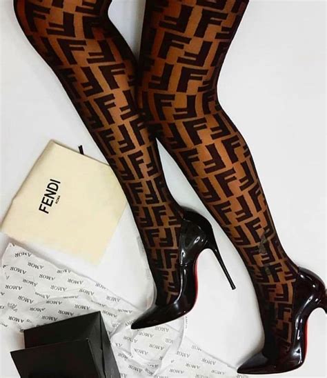 fendi high heel stockings.